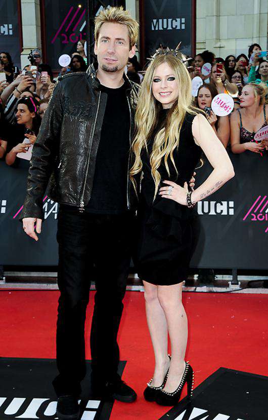 Аврил Лавин и Чед Крюгер. Фото: All Over Press.