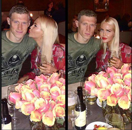 Павел Погребняк с женой Марией. Фото: Instagram.com/mariapoga. 