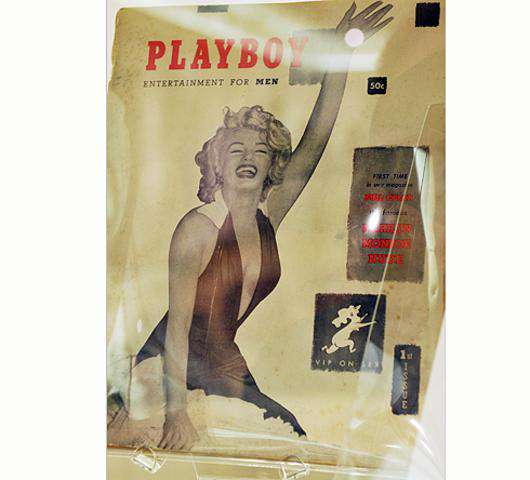 Мэрилин Монро на обложке Playboy в 1953 году. Фото: Rex Features/Fotodom.ru.