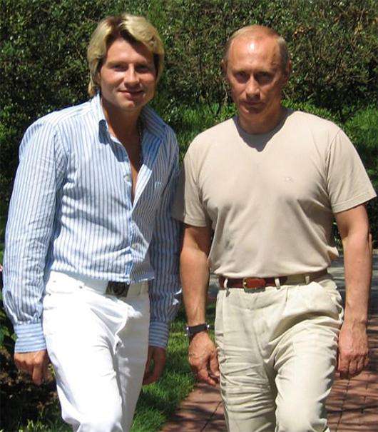 Николай Басков и Владимир Путин. Фото: Twitter.com.