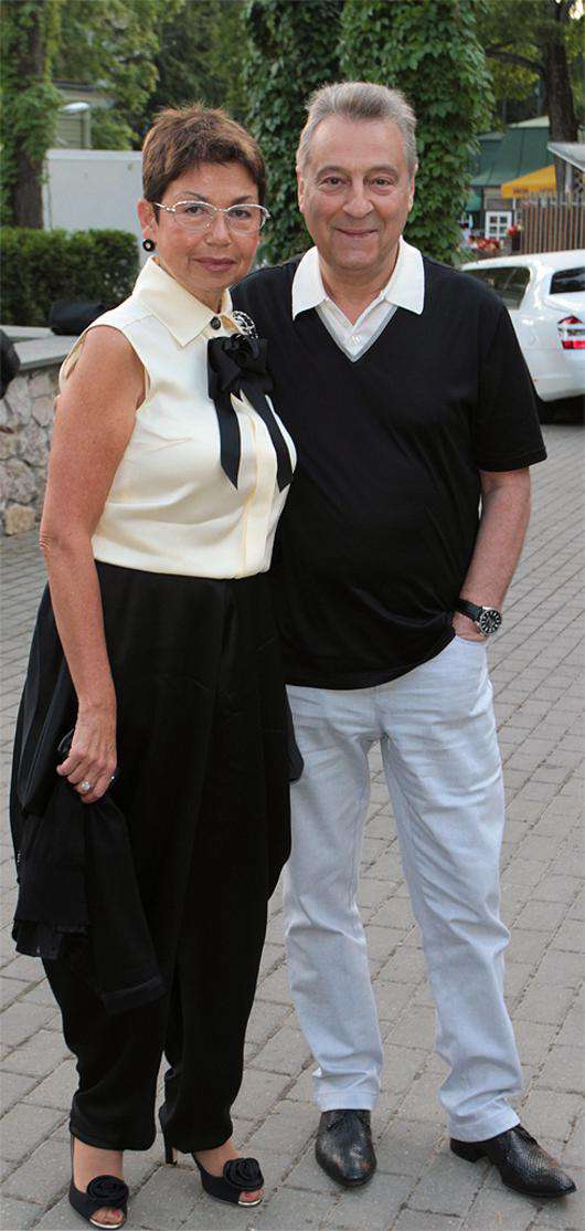 Геннадий Хазанов с женой. 
