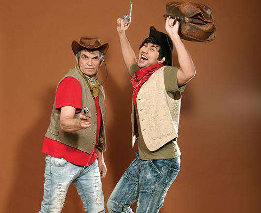 Бари Алибасов и Бари Алибасов-младший. Фото: архив журнала Атмосфера.