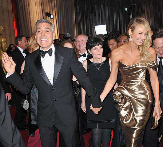 Джордж Клуни и Стэйси Киблер. Фото: Camera Press/Fotodom.ru.