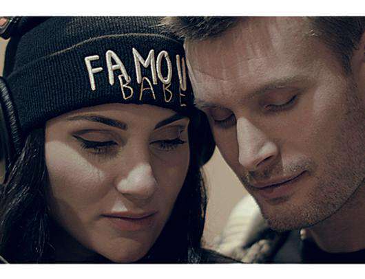 Ева Бристоль и Николай Демидов на съемках клипа. Фото: материалы пресс-служб.