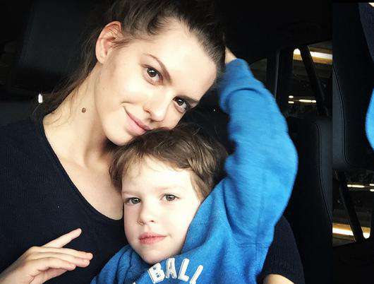 Лянка и ее сын Максим. Фото: социальные сети
