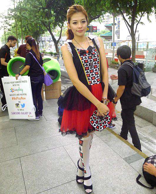 Тайские модницы выглядят порой очень креативно.