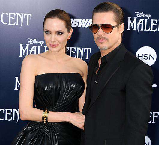 Анджелина Джоли и Брэд Питт. Фото: Rex Features/Fotodom.ru.