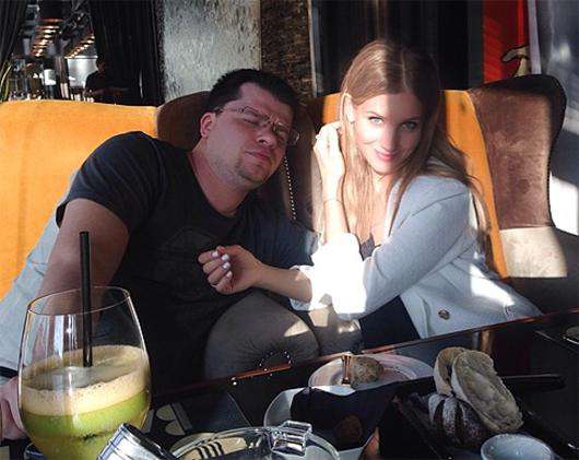 Гарик Харламов и Кристина Асмус. Фото: Instagram.com/asmuskristina.