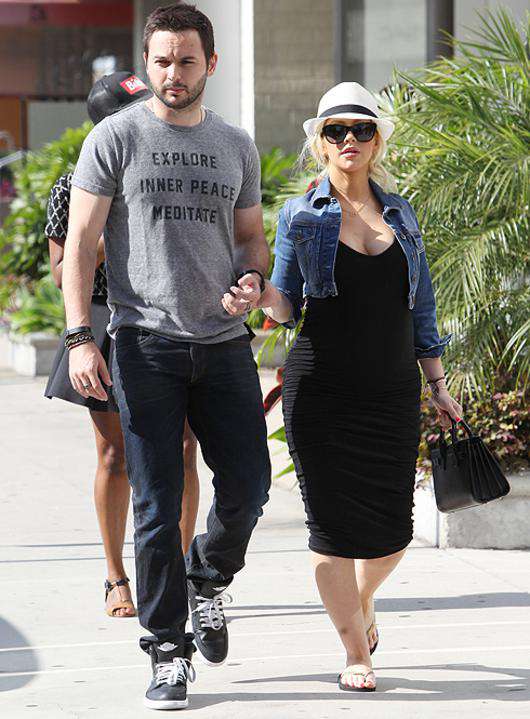 Мэтью Ратлер и Кристина Агилера. Фото: All Over Press.