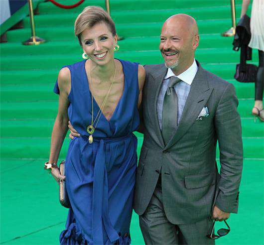 Федор Бондарчук с женой Светланой.