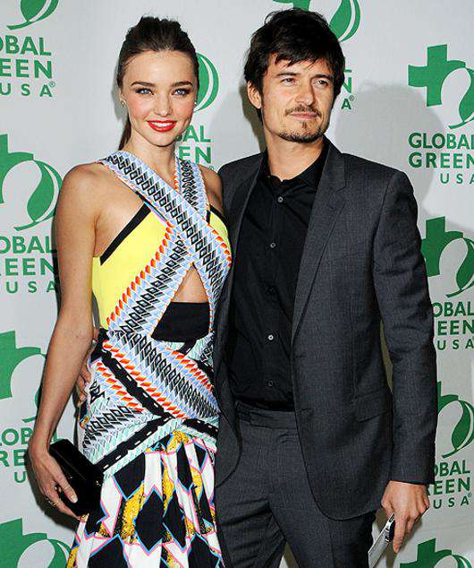 Орландо Блум и Миранда Керр. Фото: Rex Features/Fotodom.ru.