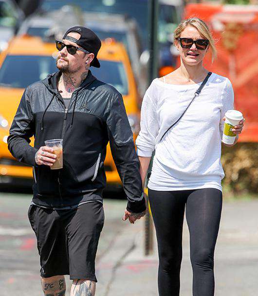 Бенджи Мэдден и Кэмерон Диаз. Фото: All Over Press.