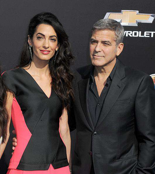 Джордж Клуни и Амаль Аламуддин. Фото: Rex Features/Fotodom.ru.