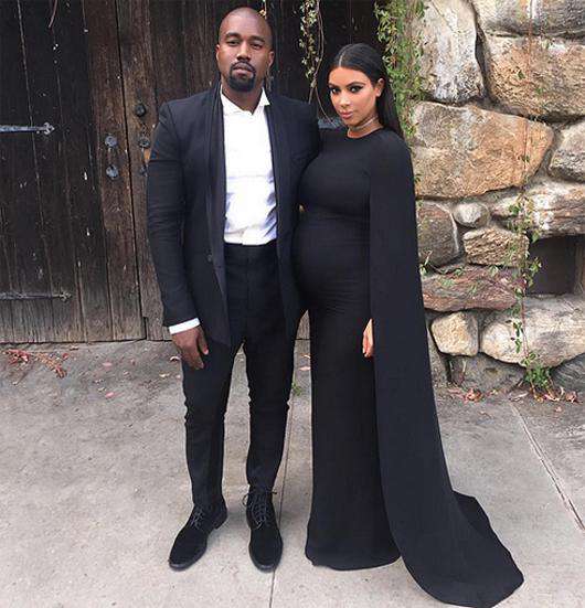 Ким Кардашьян и Канье Уэст. Фото: Instagram.com/kimkardashian.