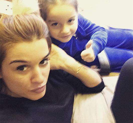 Ксения Бородина с дочерью Марусей. Фото: Instagram.com/borodylia.