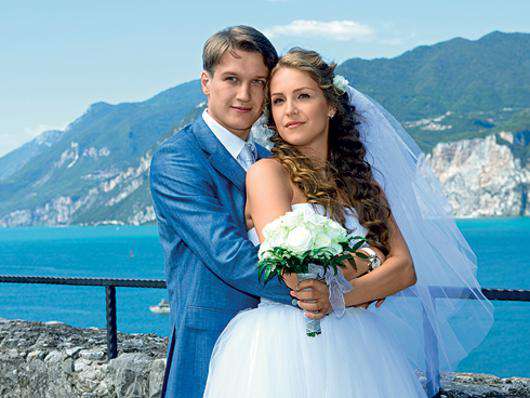 Анатолий Руденко и Елена Дудина поженились в Италии. Фото: личный архив.