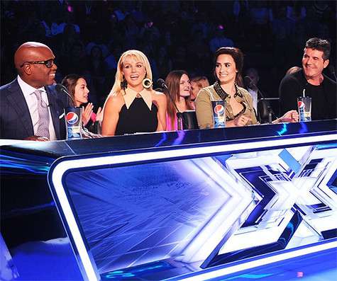 Бритни Спирс на шоу «X-Factor». Фото: Twitter.com.