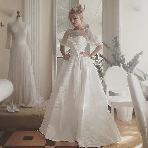 Анна Шульгина опубликовала снимок в свадебном платье. Фото: Instagram.com/anna_shulgina.