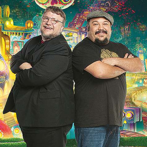 Хорхе Гутьеррес, как любой мексиканский режиссер, мечтал поработать с Гильермо дель Торо. И этот шанс ему выпал на съемках мультфильма «Книга жизни», который в итоге удостоился номинации на «Золотой глобус». Фото: материалы пресс-служб. Хорхе Гутьеррес, как любой мексиканский режиссер, мечтал поработать с Гильермо дель Торо. И этот шанс ему выпал на съемках мультфильма «Книга жизни», который в итоге удостоился номинации на «Золотой глобус». Фото: материалы пресс-служб.