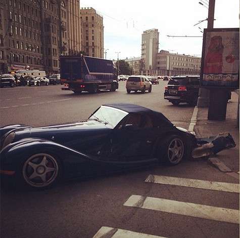 Так теперь выглядит кабриолет Гоши Куценко. Фото: Instagram.com/goshakutsenko.