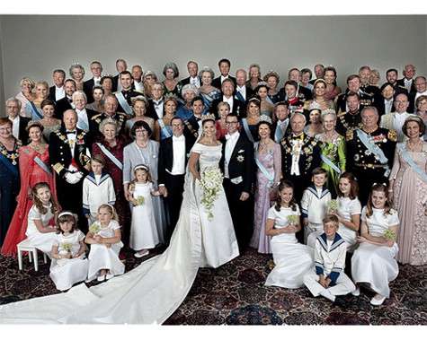 Шведская королевская семья. Фото: bestdress.com.ua.