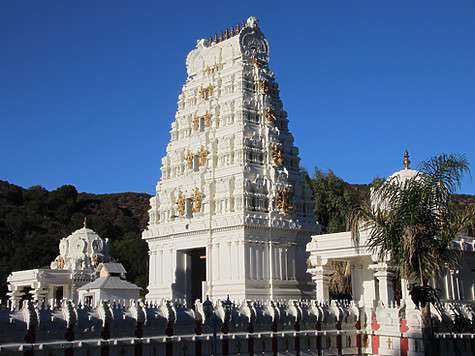 Индуистский храм в Малибу. Фото: материалы пресс-служб.