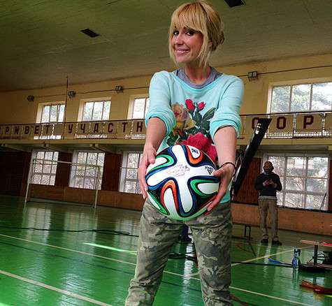“Женский футбол? Почему бы и нет?! Я за спорт и здоровый образ жизни!” Фото: материалы пресс-служб.