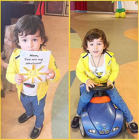 Сын Анфисы Чеховой на своем первом утреннике в детском саду. Фото: Instagram.com/achekhova.