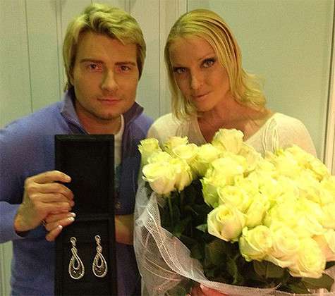 Анастасия Волочкова и Николай Басков. Фото: Twitter.com.