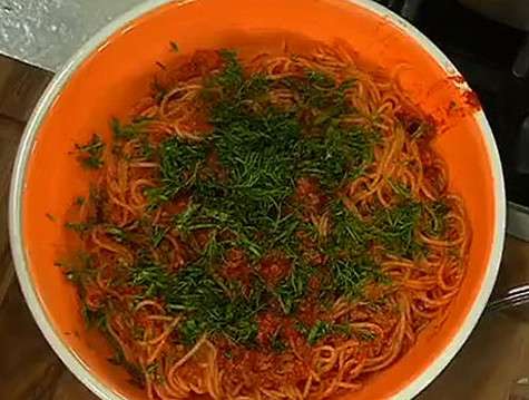 Спагетти с мясным фаршем «Ираклион». Фото: материалы пресс-служб.