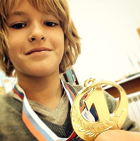 Сын Ирины Дубцовой выиграл спортивные соревнования. Фото: Instagram.com/dubtsova_official.