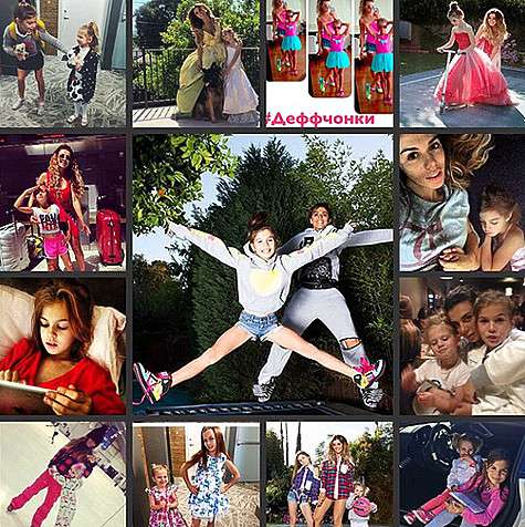 На десятилетие своей дочери Алины Анна Седокова сделала коллаж из фотографии и написала душевное поздравление. Фото: Instagram.com/annasedokova.