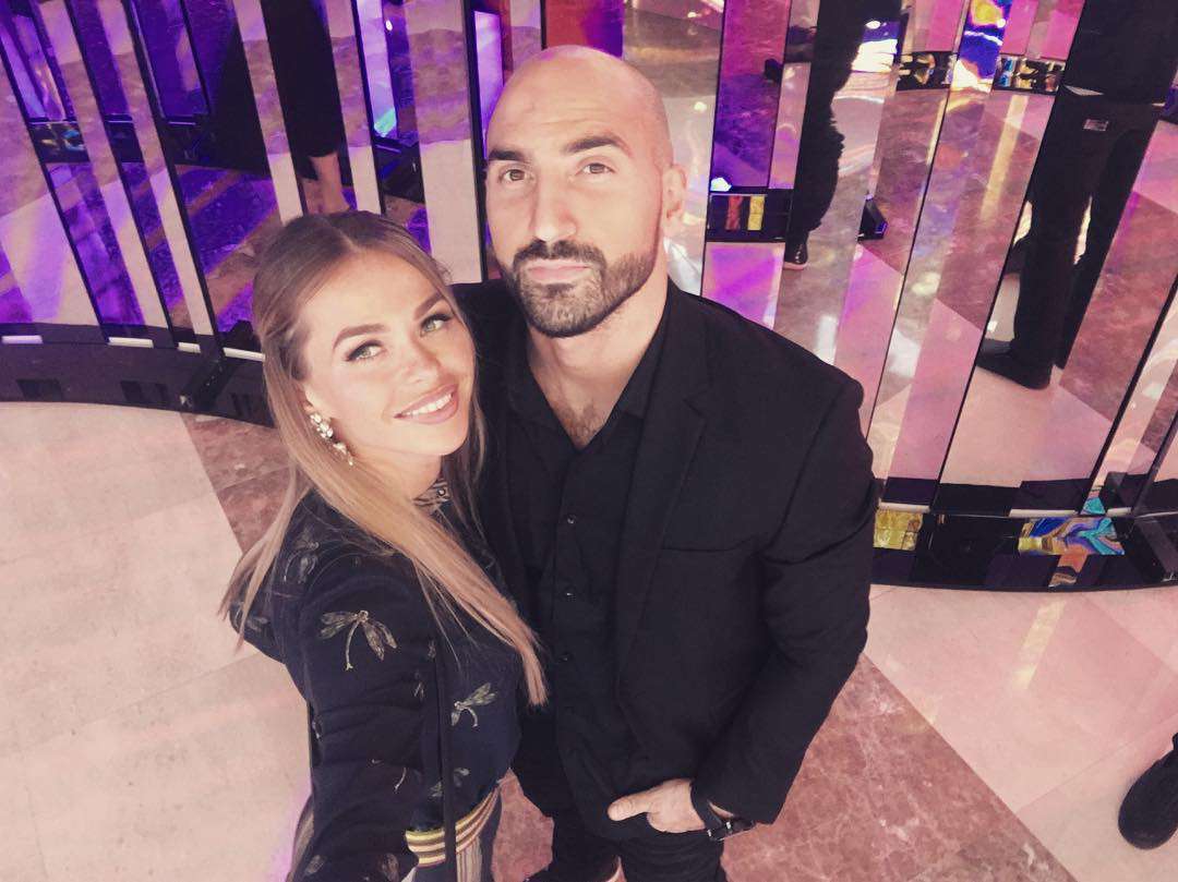 Анна Хилькевич с мужем Артуром