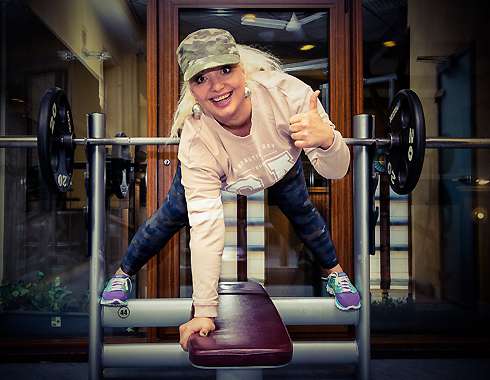 Natella любит активные виды спорта