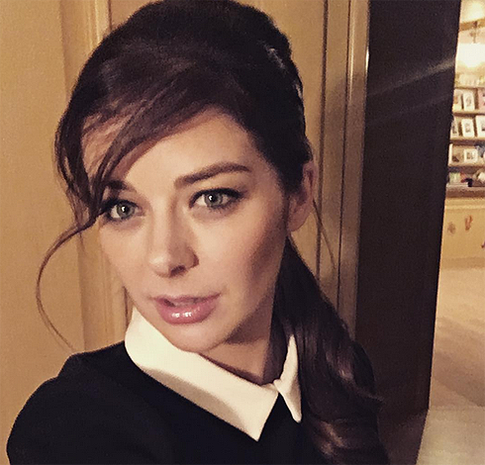 Александрова впервые вышла в свет после родов