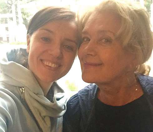 Ксения Алферова со своей мамой Ириной Алферовой