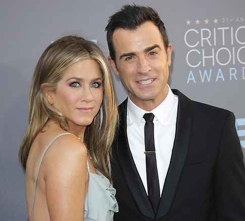 Дженнифер Энистон и Джастин Теру отметили годовщину свадьбы