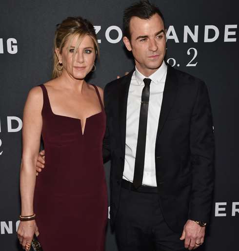 Джастин Теру и Дженнифер Энистон