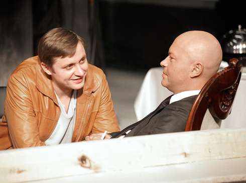 С Федором Бондарчуком в криминальной драме «ПираМММида»