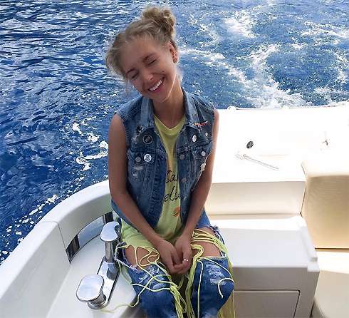 Кристина Асмус в Греции