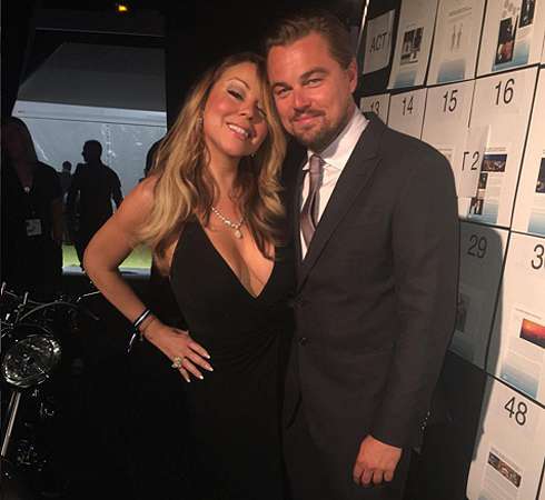 Мэрайя Кэри тоже поучаствовала в благотворительном аукционе Леонардо Ди Каприо