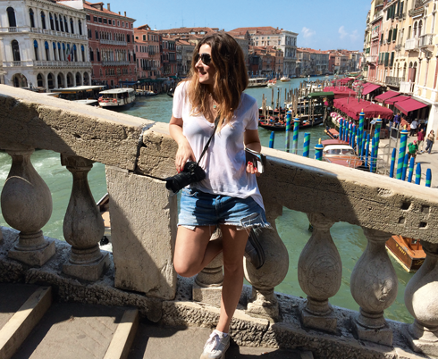 В прекрасную Венецию телеведущая влюбилась с первого взгляда, как и в своего будущего мужа