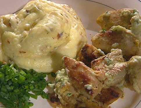 Обед под сливочным соусом