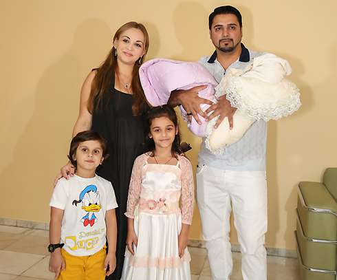 Александр Бердников с семьей