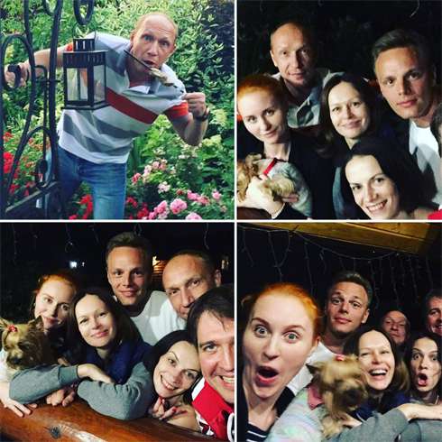 Ирина Безрукова прекрасно проводит время с друзьями-коллегами