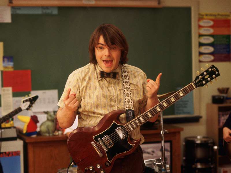 Джек Блэк в фильме Школа рока