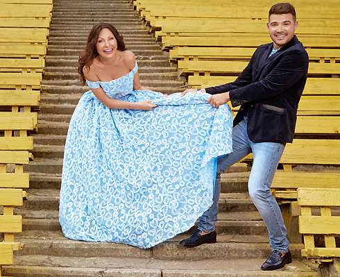 Наталья Бочкарева и Александр Кононенко. Макияж и прическа: Анастасия Баранова