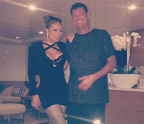 Мэрайя Кэри и Джеймс Пэкер