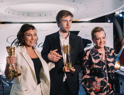 Дарья Екамасова, Александр Паль и Каролина Шойфеле Дарья Екамасова, Александр Паль и Каролина Шойфеле