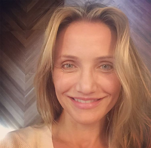 Кэмерон Диаз шокировала лицом без макияжа